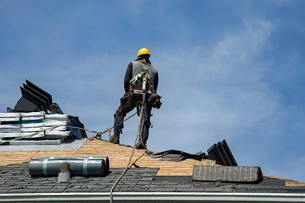 Professional Roof Replacement technician working in Mountain View, HI